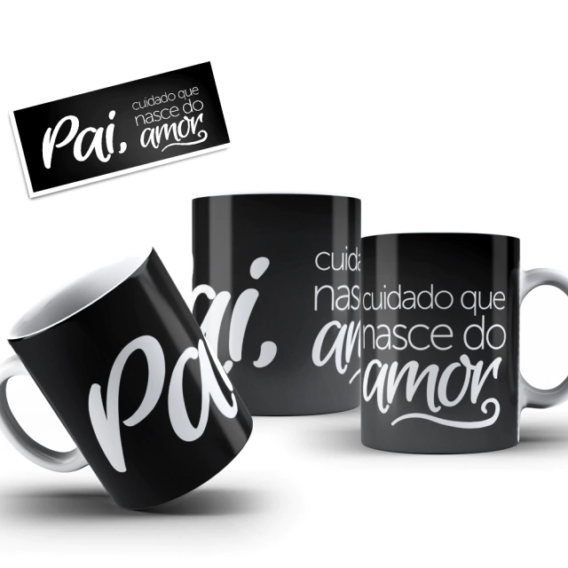 caneca de cerâmica - cuidado que nasce do amor