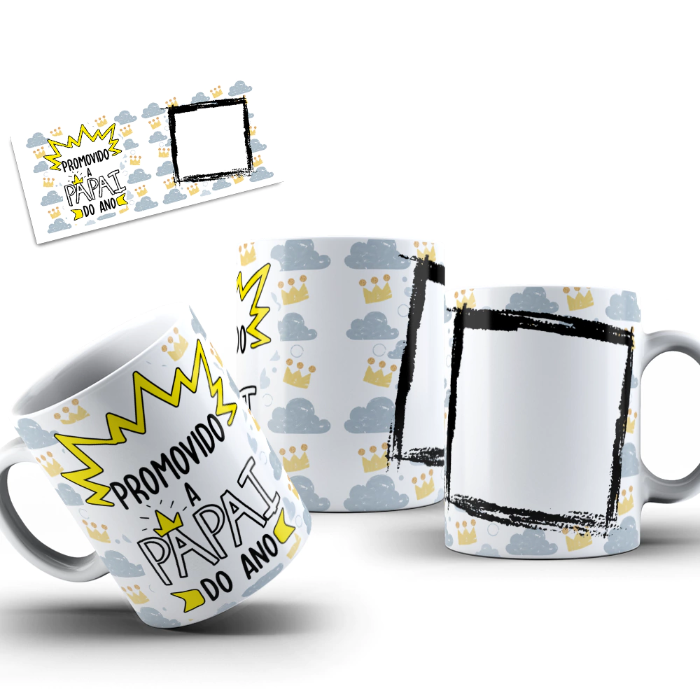caneca de cerâmica - pai do ano