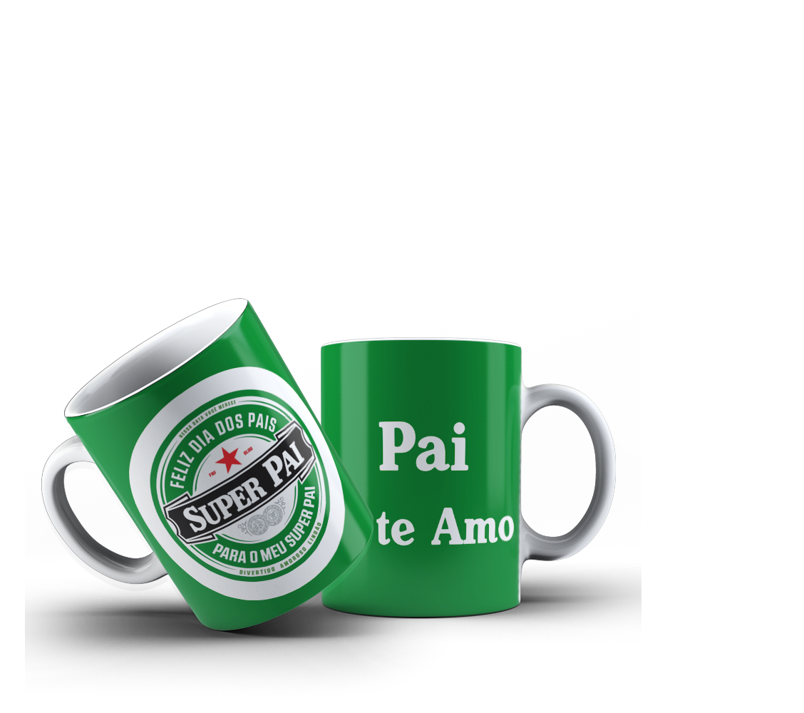 Caneca de cerâmica - Super Pai Hinekken